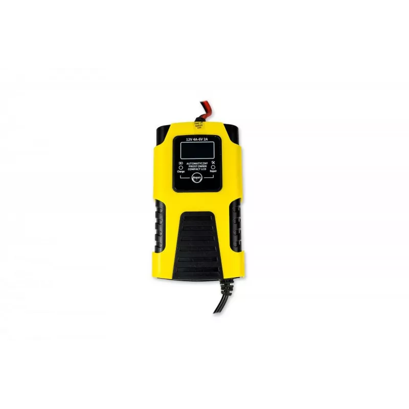 Volt Polska Carregador de bateria automático 12V 4A / 6V 2A LCD