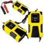 Volt Polska Carregador de bateria automático 12V 4A / 6V 2A LCD