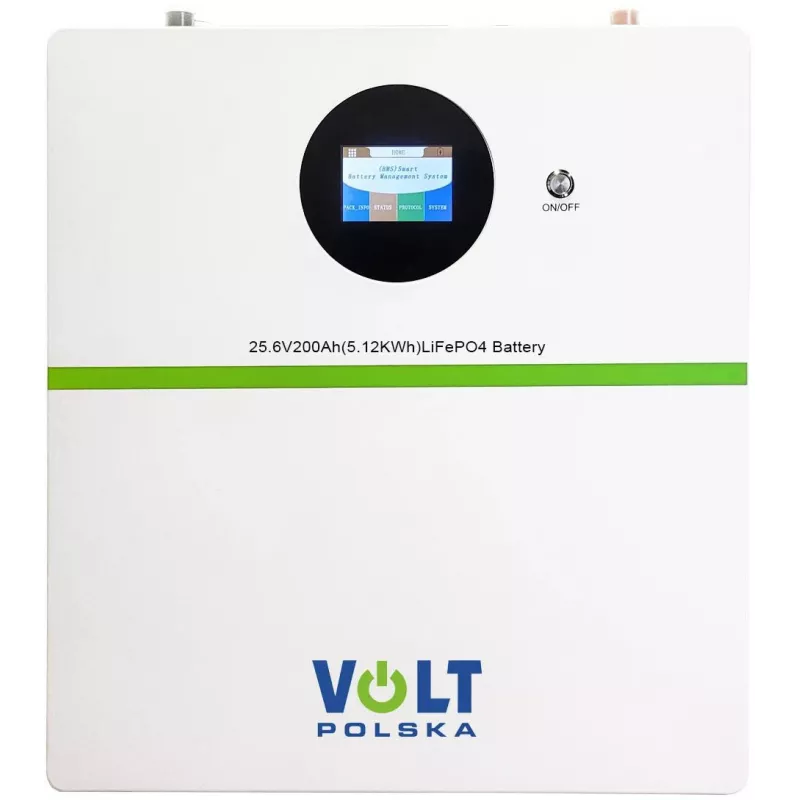 Volt Polska Ultra-5 25.6V 200Ah 100A Armazenamento de energia LiFePO4