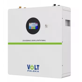 Volt Polska Ultra-5 25.6V 200Ah 100A Armazenamento de energia LiFePO4