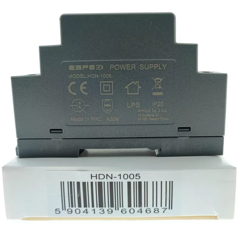 ESPE HDN-1005 Fonte de alimentação para calha DIN 5V/10W/2A