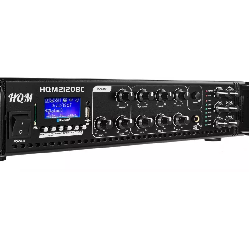HQM 3135 Amplificador de rádio FM/MP3/BLUETOOTH 120W