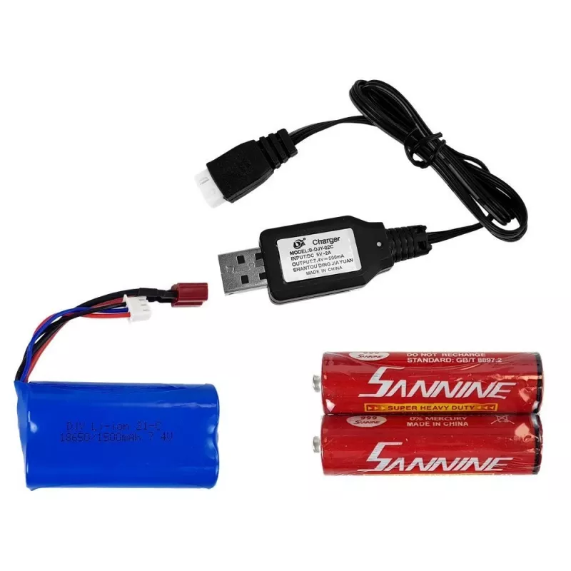 LEAN TOYS Carro de rali telecomandado Azul 2.4G 1:18 35km/h