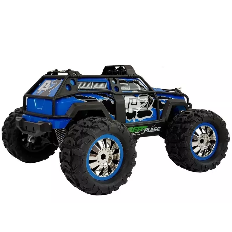 LEAN TOYS Carro de rali telecomandado Azul 2.4G 1:18 35km/h