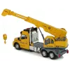 LEAN TOYS Camião grua telecomandado Pilot 2.4G Luzes Sons Amarelo