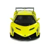 LEAN TOYS Lamborghini Veneno Comando Amarelo 2,4 GHz Volante Carro RC com Som e Luz