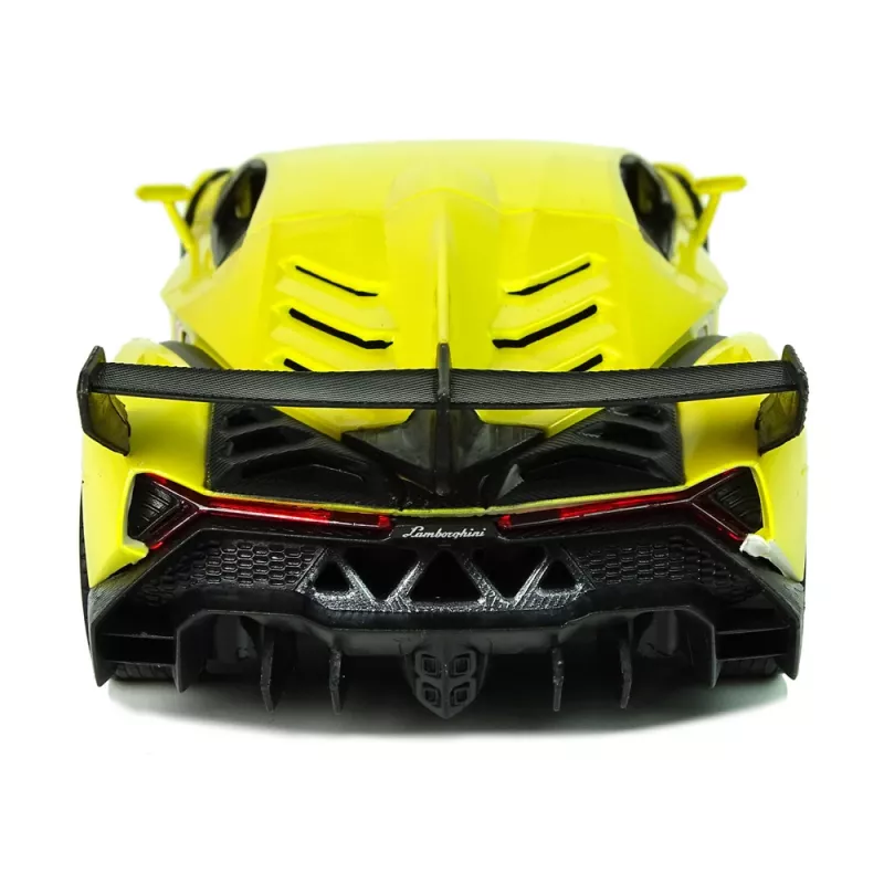 LEAN TOYS Lamborghini Veneno Comando Amarelo 2,4 GHz Volante Carro RC com Som e Luz
