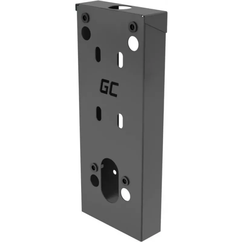 GREEN CELL Espaçador de Montagem para Wallbox do Carregador HabuDen, 50 mm, Preto, Plástico ABS, Gestão de Cabos, Ventilação, EVGCAKHS1