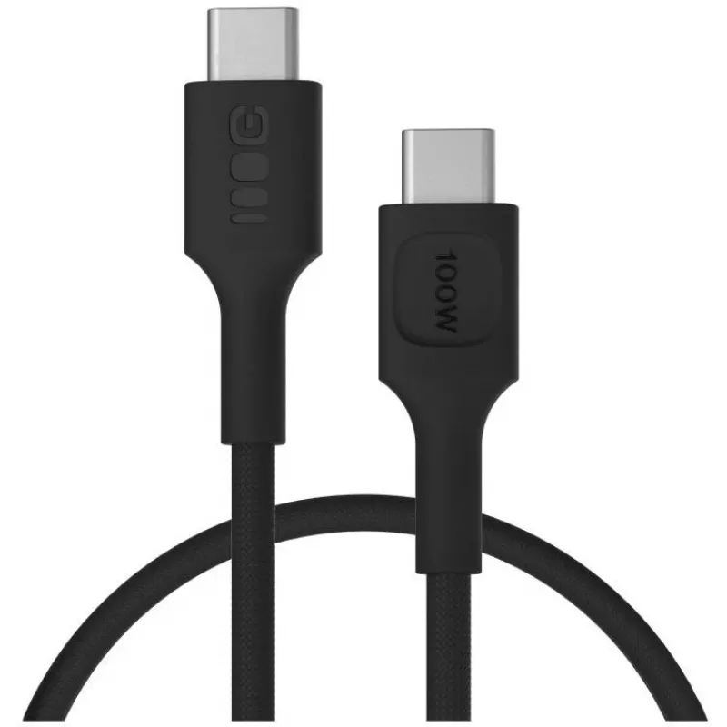 Green Cell PowerStream cabo USB-C para USB-C 100W, 0,3 m, preto