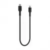 Green Cell PowerStream cabo USB-C para USB-C 100W, 0,3 m, preto