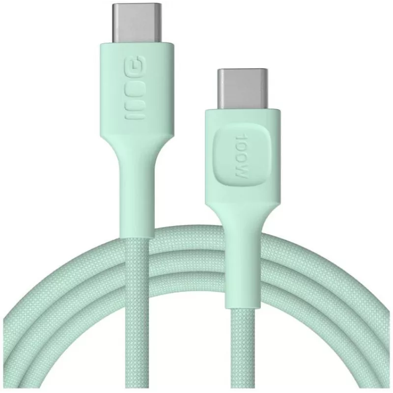 Green Cell PowerStream Cabo USB-C para USB-C 100W 2m Verde-mente