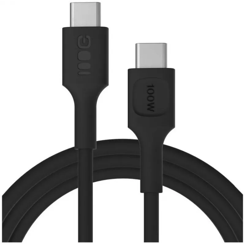 Green Cell PowerFlex Cabo USB-C para USB-C Carregamento Rápido 100W 2m Preto