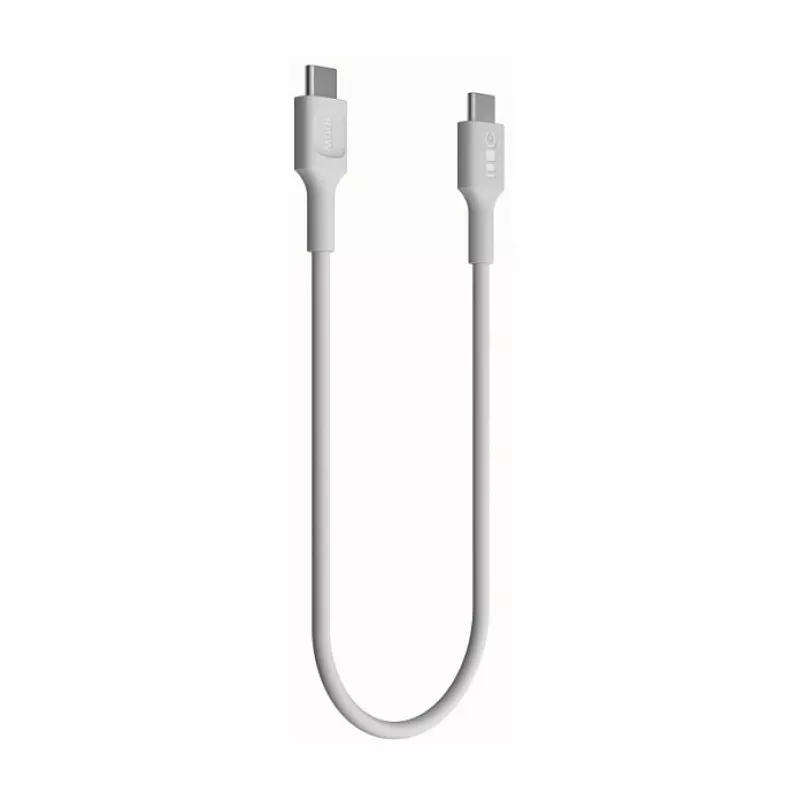 Green Cell PowerFlex Cabo USB-C para USB-C 100W PD Carregamento Rápido 0,3m Branco