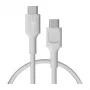 Green Cell PowerFlex Cabo USB-C para USB-C 100W PD Carregamento Rápido 0,3m Branco