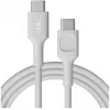 GREEN CELL PowerFlex Cabo USB-C para USB-C 2m 100W PD Branco Neve