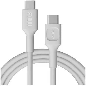 GREEN CELL PowerFlex Cabo USB-C para USB-C 2m 100W PD Branco Neve