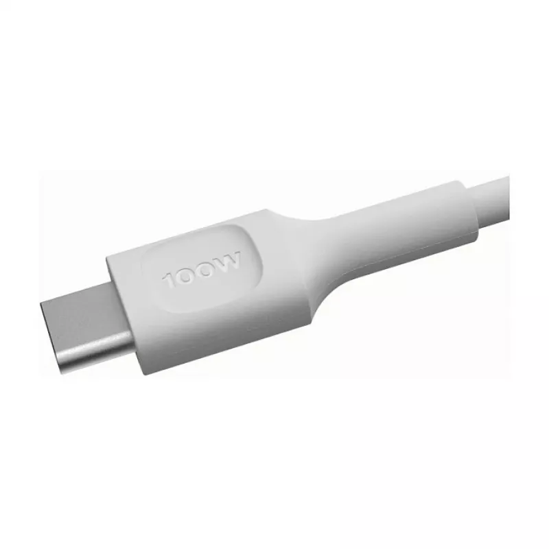 GREEN CELL PowerFlex Cabo USB-C para USB-C 2m 100W PD Branco Neve
