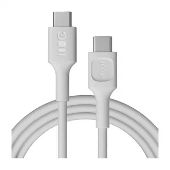 GREEN CELL PowerFlex Cabo USB-C para USB-C 2m 100W PD Branco Neve