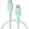 Green Cell PowerFlex Cabo USB-C para USB-C Carregamento Rápido 100W 0,3m Verde-mente