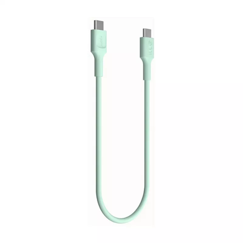 Green Cell PowerFlex Cabo USB-C para USB-C Carregamento Rápido 100W 0,3m Verde-mente