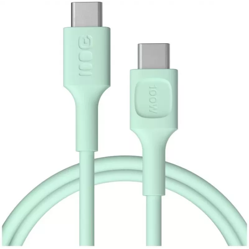 Green Cell PowerFlex Cabo USB Type-C para USB Type-C Carregamento Rápido 100W Verde-mente 1,2m