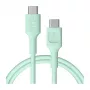 Green Cell PowerFlex Cabo USB Type-C para USB Type-C Carregamento Rápido 100W Verde-mente 1,2m