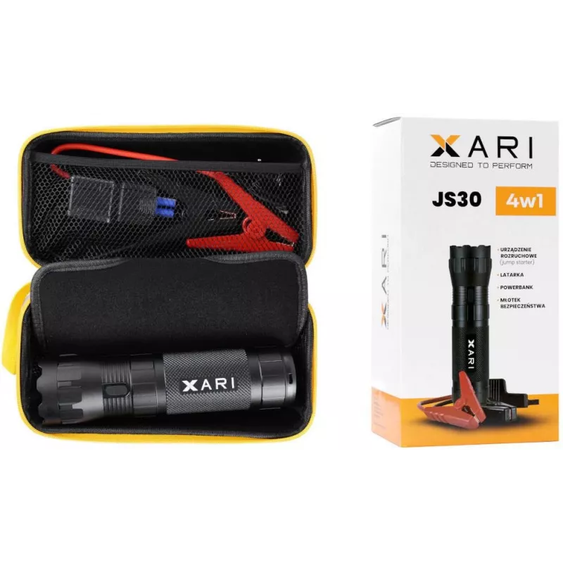 XARI Jump Starter PS-D30 Plus 3000A 20000mAh 12V Arrancador com Lanterna LED