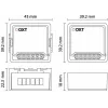 OXT T228 Controlador de Estores WiFi Mini 2 Canais Tuya Smart