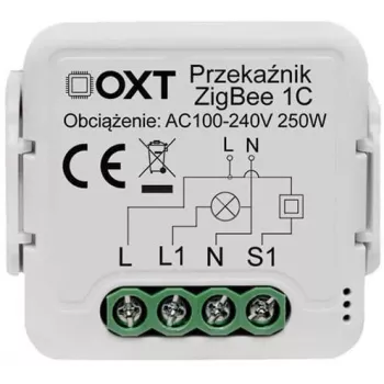 OXT T261 Relé Mini 1 Canal ZigBee TUYA Smart Switch