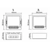 OXT Módulo Relé Mini 2 Canais sem Neutro ZigBee TUYA T272