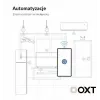 OXT T220P módulo de relé Wi-Fi, 1 circuito, 16 A, medição de energia, Tuya