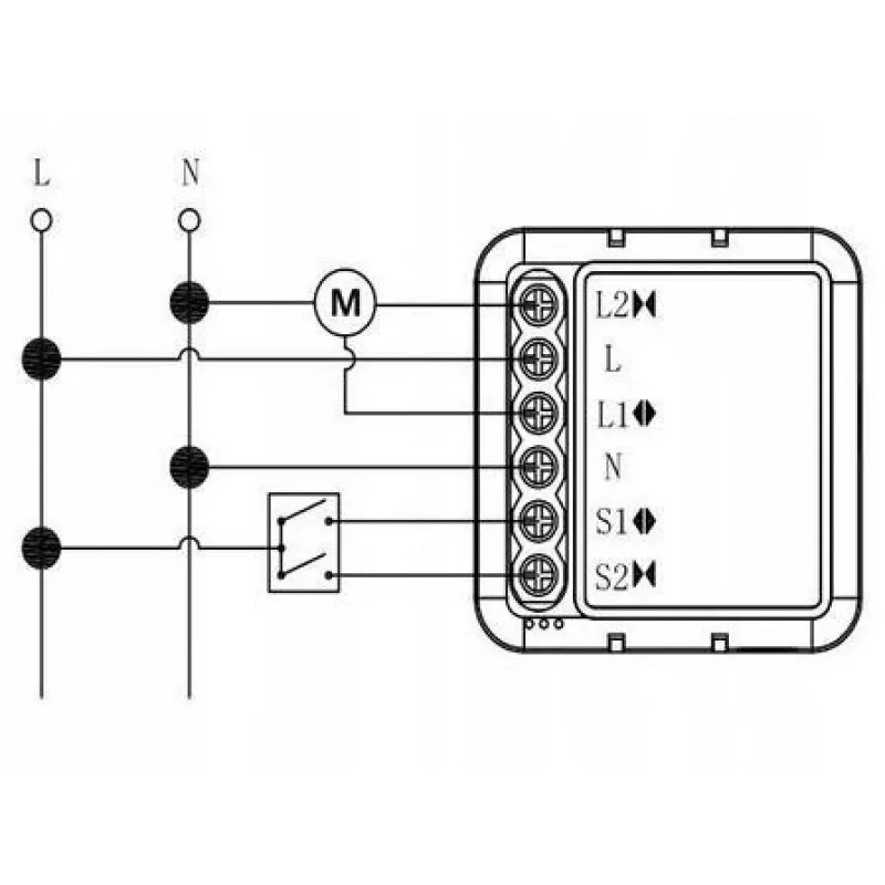 OXT Módulo Controlador de Estores e Persianas Inteligente Mini WiFi+RF Tuya T229