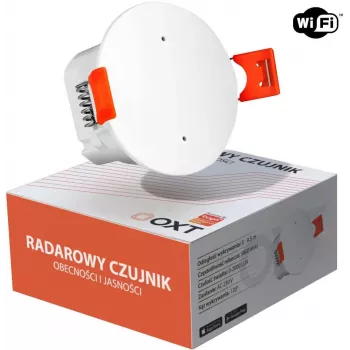 OXT T150 Sensor de Presença e Luminosidade Radar mmWave 230V WiFi Tuya Smart Life