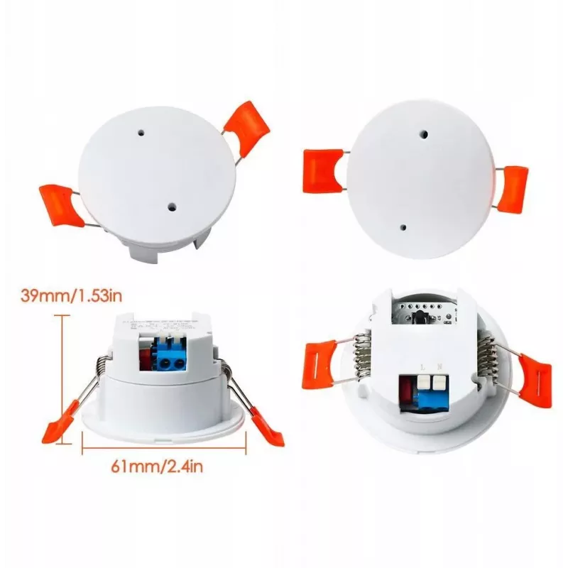 OXT T150 Sensor de Presença e Luminosidade Radar mmWave 230V WiFi Tuya Smart Life
