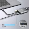 ZENWIRE Hub USB-C 4-em-1 Adaptador 2x HDMI 4K USB 3.0 Cinzento Espacial BYL-2309