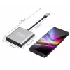 ZENWIRE Hub USB-C 4-em-1 Adaptador 2x HDMI 4K USB 3.0 Cinzento Espacial BYL-2309
