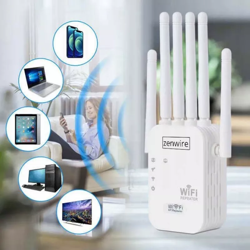 Repetidor/Ponto de acesso exterior Zenwire WD-R1201U WiFi 5 1200 Mbps