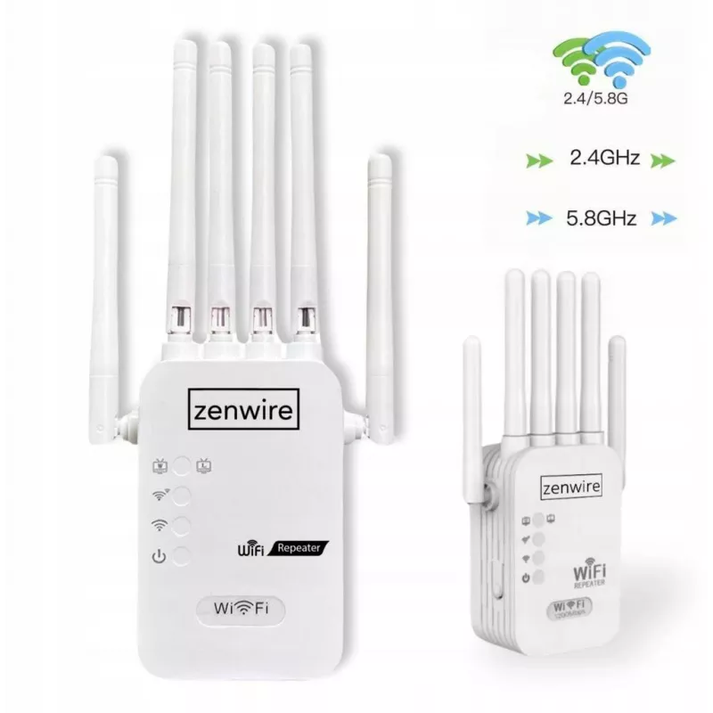 Repetidor/Ponto de acesso exterior Zenwire WD-R1201U WiFi 5 1200 Mbps