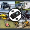 ZENWIRE JMD-10 Carregador de Bateria Inteligente para Automóvel 12V 24V 10A com Função de Reparação