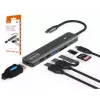 ZENWIRE BS-HC703 adaptador hub USB-C 7 em 1 com HDMI 4K, USB 3.0, SD, PD