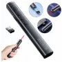 ZENWIRE S9 Apontador Laser USB para Apresentações, 2,4 GHz, laser vermelho, preto