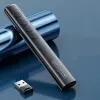 ZENWIRE S9 Apontador Laser USB para Apresentações, 2,4 GHz, laser vermelho, preto