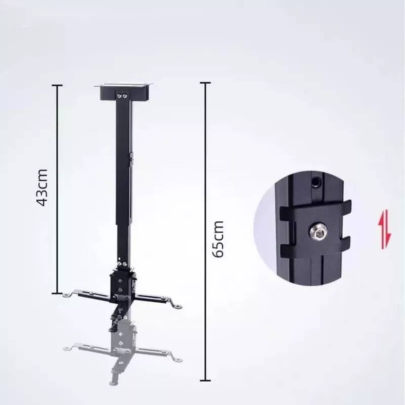 ZENWIRE Suporte Universal para Projetor Teto/Parede Preto 13kg