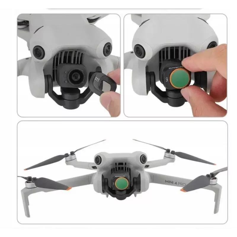SUNNYLIFE Filtro ND32 Cinzento para DJI Mini 4 Pro + Bolsa de Proteção N4P-FI722-32
