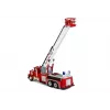 LEAN TOYS Carro de Bombeiros com Escada Giratória Extensível, R/C, Som, Luz, Sirene