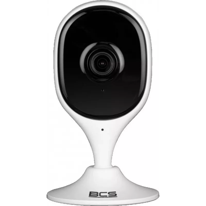 BCS LINE BCS-L-SHOME01 Câmara Wi-Fi interior 2MP, Full HD 1080p, visão noturna, áudio bidirecional, branco