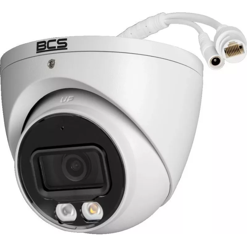 BCS LINE BCS-L-EIP16FCR3L3-Ai1 Câmara IP turret 6MP com IA, 2,8 mm, PoE