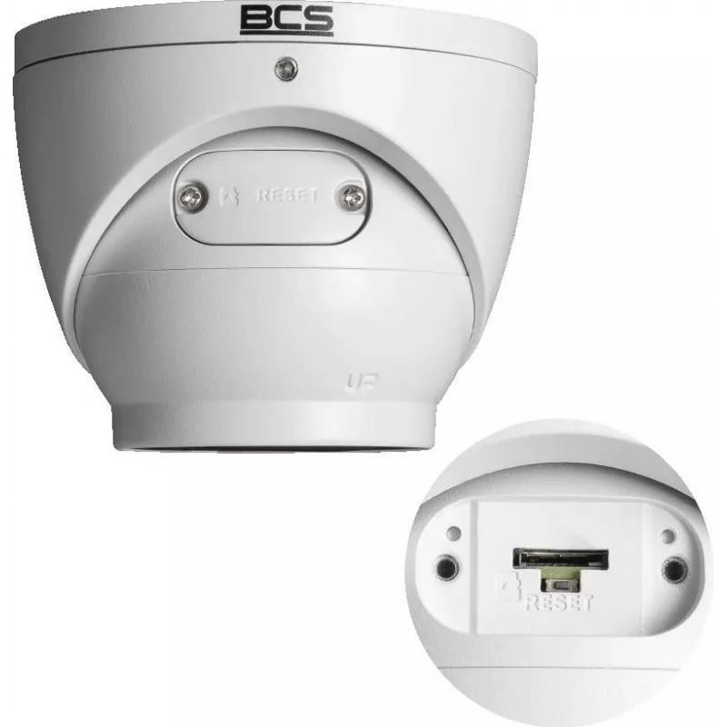 BCS LINE BCS-L-EIP16FCR3L3-Ai1 Câmara IP turret 6MP com IA, 2,8 mm, PoE