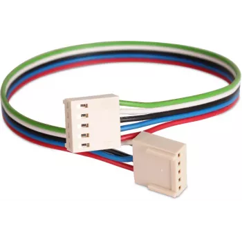 SATEL Cabo PIN5/PIN5 - cabo de ligação de 1m para sistemas de alarme, branco
