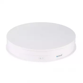 Prato giratório elétrico para exposição PULUZ 30cm USB (branco)